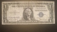 Banconota Silver Certificate 1 Dollaro USA Serie 1935 D