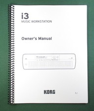 Korg i3 Instruction Manual