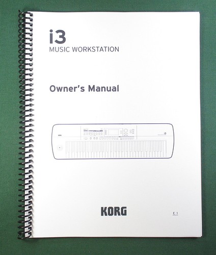 Korg instruction manual - korg,