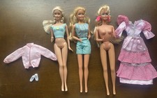 Lot of 3 80s-00s Barbies Rain
