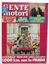 Rivista Gente Motori Numeri Vari 1980 Rusconi Editore Auto Automobili Vintage