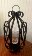 Portacandele vintage in ferro