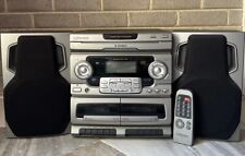 Emerson Stereo System 3 Compact Disc Doppia Cassetta Hi-Speed Dub Testato/Funzionante