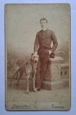 UOMO CON CANE Firenze antica