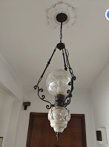 Coppia lampadari vintage