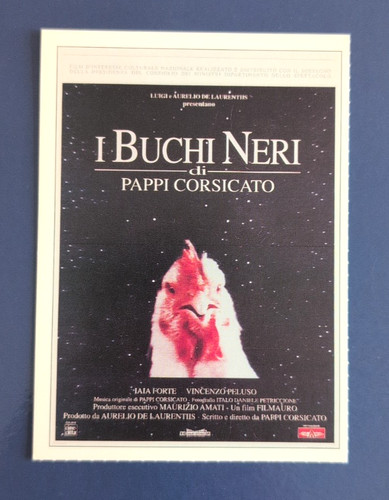 Cartolina film ciak buchi - cartolina,