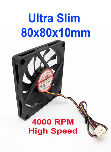 Evercool 80x10mm slim doppio - 80x10mm,