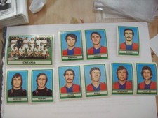 CATANIA PANINI CALCIATORI 1972.1973.1974 LOTTO FIGURINE RECUPERATE