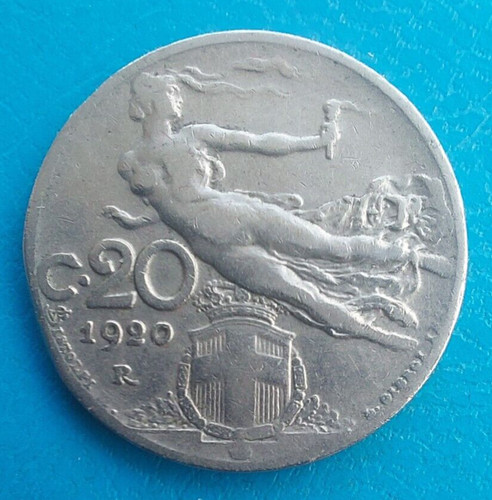 Italia centesimi 1920 44 - 20,