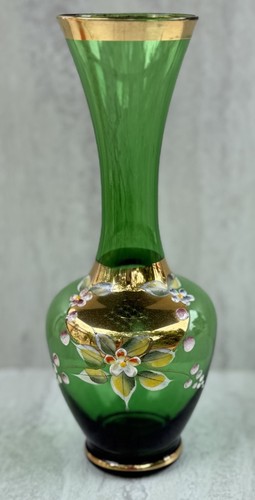 Vaso vintage boemo - , verde