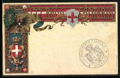 Cartolina reggimento - cartolina,