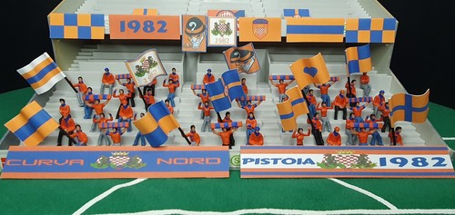 Spettatori ultras fan - fan, subbuteo