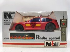Polistil Alfa Romeo Alfetta 2000 Turbo Delta GTV Police Radio Control Metal Car