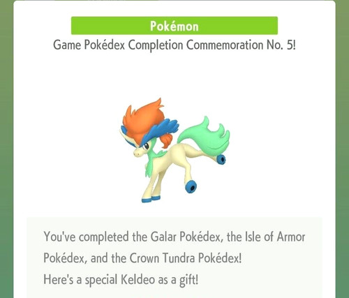Pokemon home shiny keldeo - pokemon,