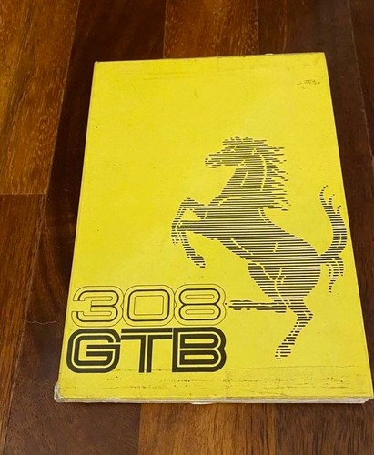 Ferrari 308 gtb 1975 - ferrari, libretto