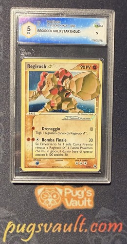 Regirock gold star italian - regirock,