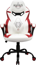 Sedia Da Gaming Assassin'S Creed/Poltrona Da Ufficio Ergonomica Bianco Con Licen