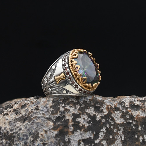 Anello uomo argento - in,