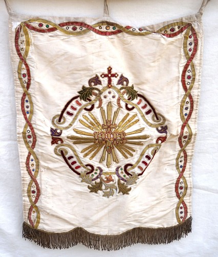Tenda altare ihs ricamata - tenda, a