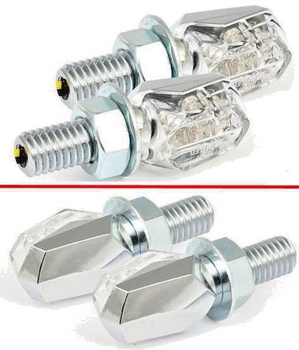 Frecce moto led cromate - moto,