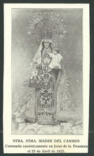 santino antico de la Madonna image pieuse holy card estampa