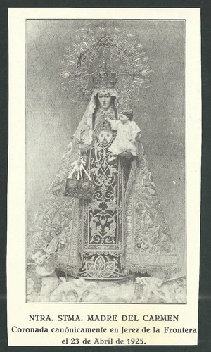 Santino antico madonna - santino,
