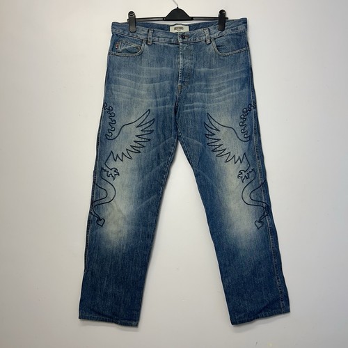 Jeans y2k moschino gamba - y2k,