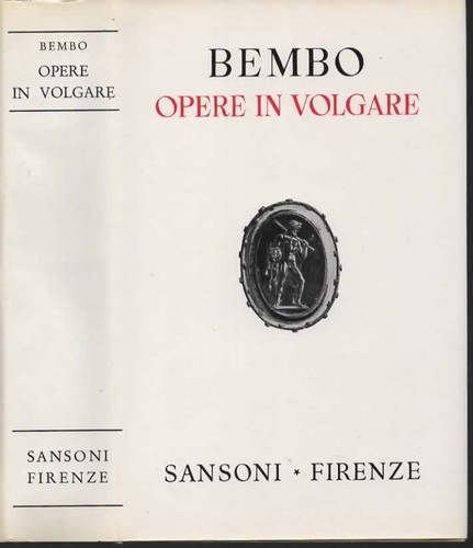 Libri pietro bembo - opere, in