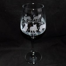 Bicchiere da vino inciso