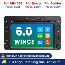 Autoradio per Alfa Romeo 159 Sportwagon Brera Spider 6.2'' GPS Navi CD DVD DAB+