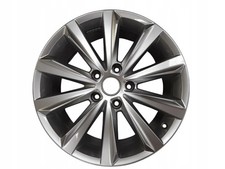 1 cerchio in lega 19 pollici 8,5" 5x130 59ET argento lucido 7P6601025P VW Touareg Rim Wheel
