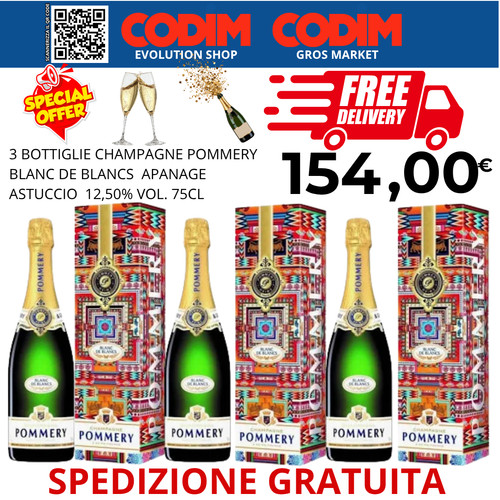 Bottiglie champagne pommery - bottiglie,