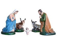 Nativity statues cm. 37