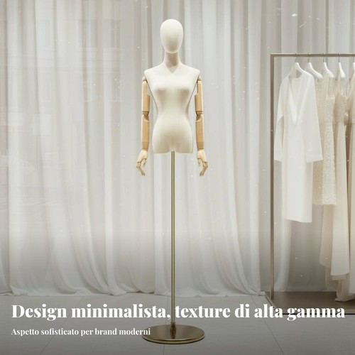 Manichino mezzo busto con - manichino,