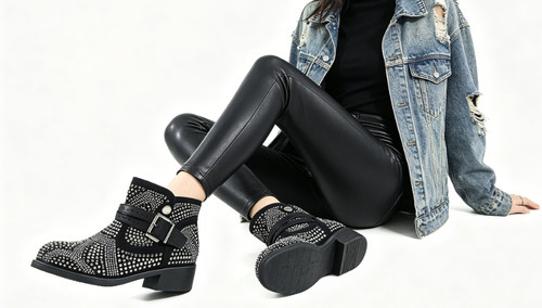 Stivaletti donna neri con - neri,