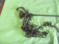 ANTICA BILANCIA PESA STADERA IN FERRO  ASTA 1 mt, manca il contrappeso