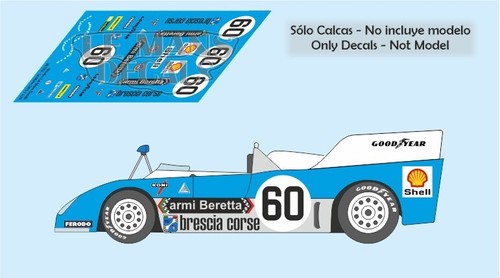 Decals alfa romeo t33 - tt, le