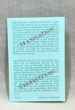 ROLEX Translation 573.02 for FULL SET GMT Master 16700 16710 PEPSI 16713 Jubilee