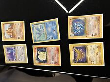 zapdos set base prima edizione