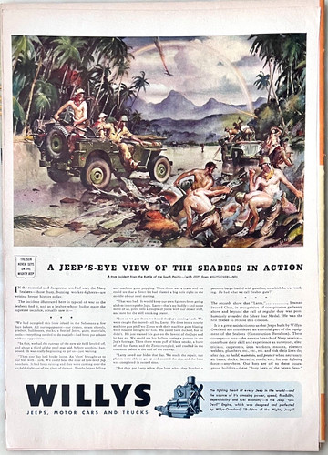Pubblicità rivista 1944 per