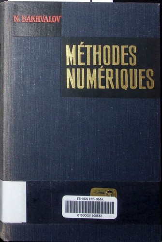 Méthodes numériques analyse