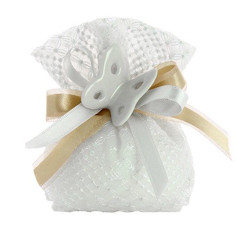 Bustone organza ricamata