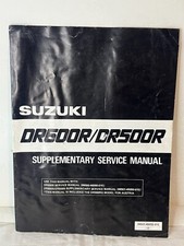 SUPPLEMENTO Manuale Officina Istruzioni per la Manutenzione Suzuki DR600R DR500R