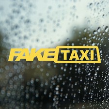 Fake taxi sticker - taxi,