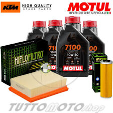 Tagliando KTM Adventure 1190 ABS 2013 2014 2015 2016 Kit Olio Motul 7100 Filtri