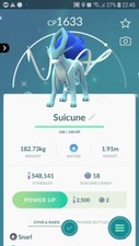 Shiny Suicune Pokemon Tr@de Go