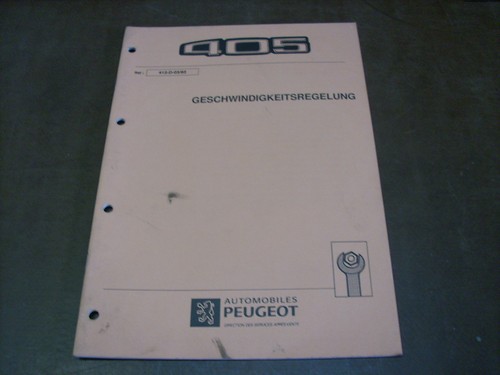 Manuale officina peugeot 405 - d'officina,