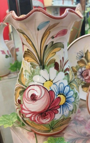 Vaso ceramica maiolicata - vaso,