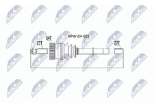Albero motore NTY NPW-CH-021