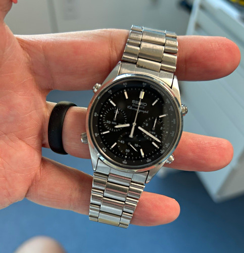 Seiko 7a28 702a cronografo - 7a28-702a,